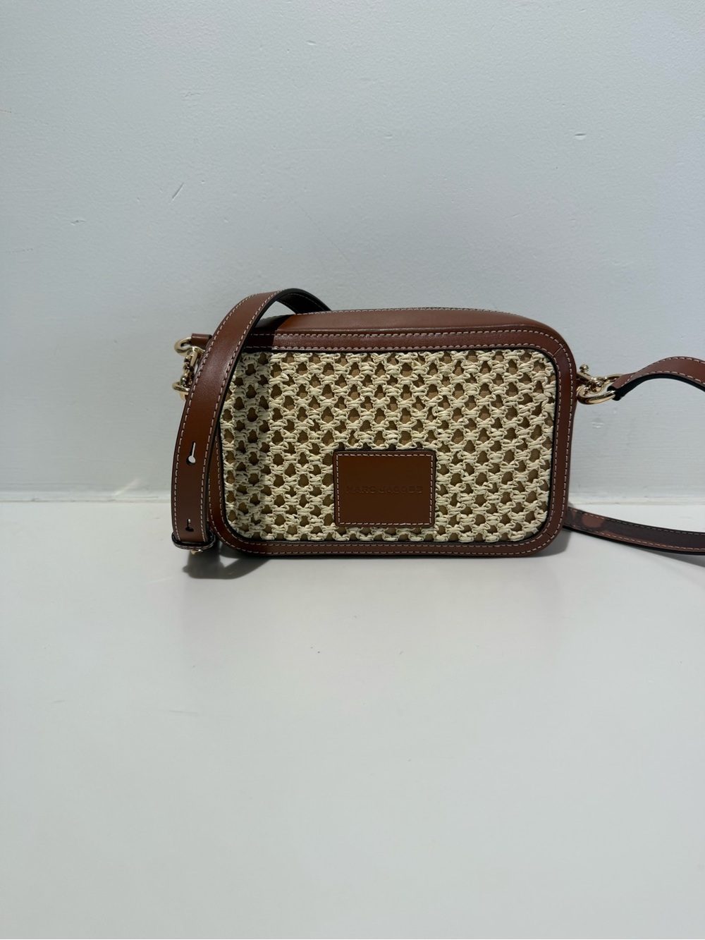 NWT Marc Jacobs Flash camera bag natural